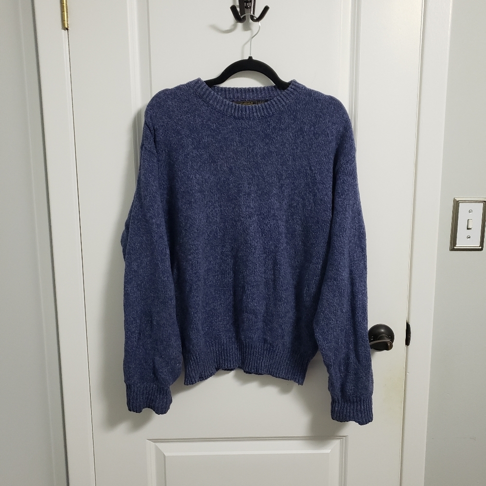 EDDIE BAUER Blue Knitted Sweater